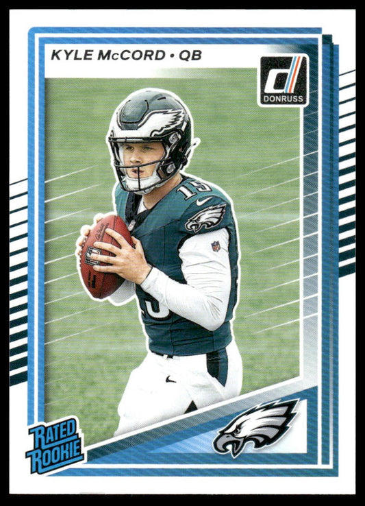 Kyle McCord 2025 Donruss #325 Press Proofs Green RC