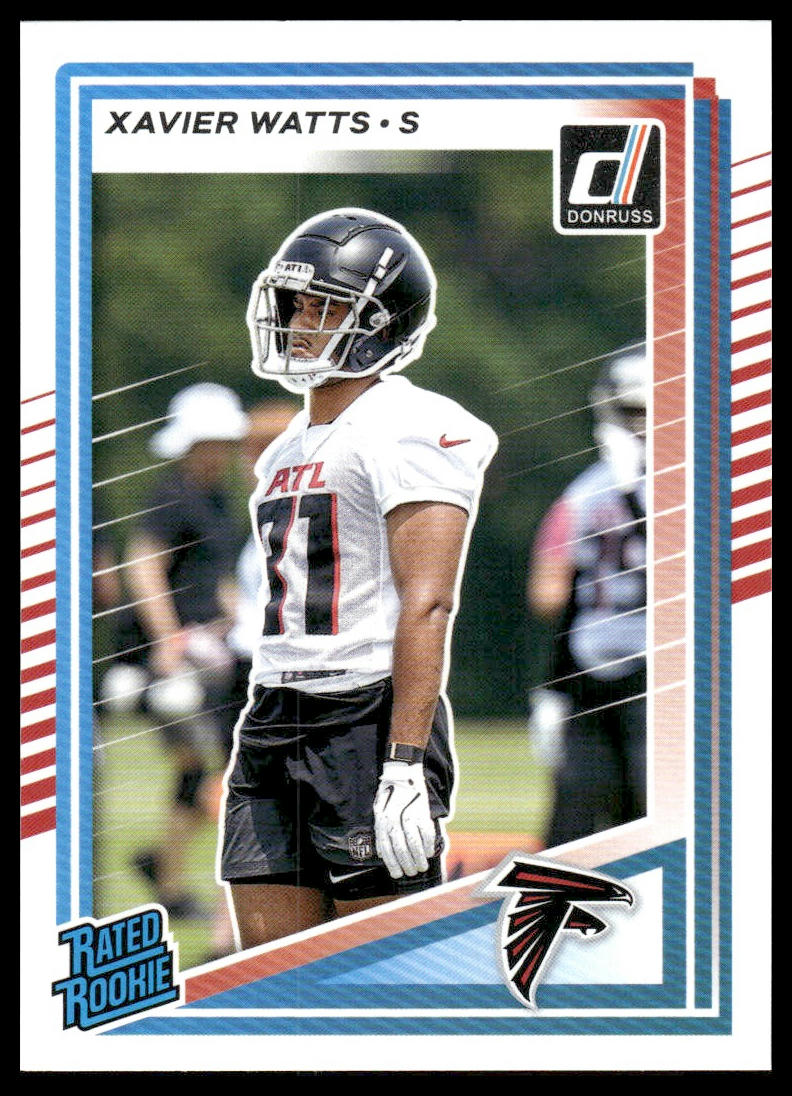 Xavier Watts 2025 Donruss #399 Press Proofs Green RC