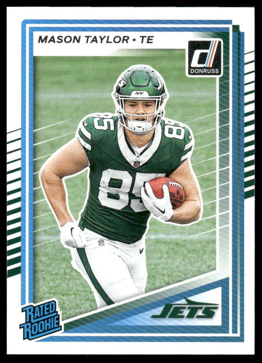 Mason Taylor 2025 Donruss #328 Press Proofs Red RC