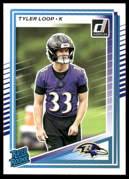 Tyler Loop 2025 Donruss #382 Press Proofs Yellow RC