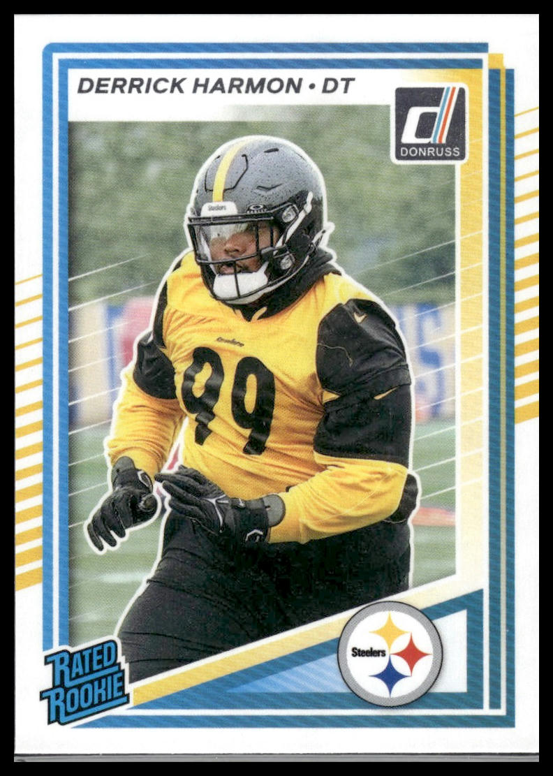 Derrick Harmon 2025 Donruss #391 Press Proofs Green RC