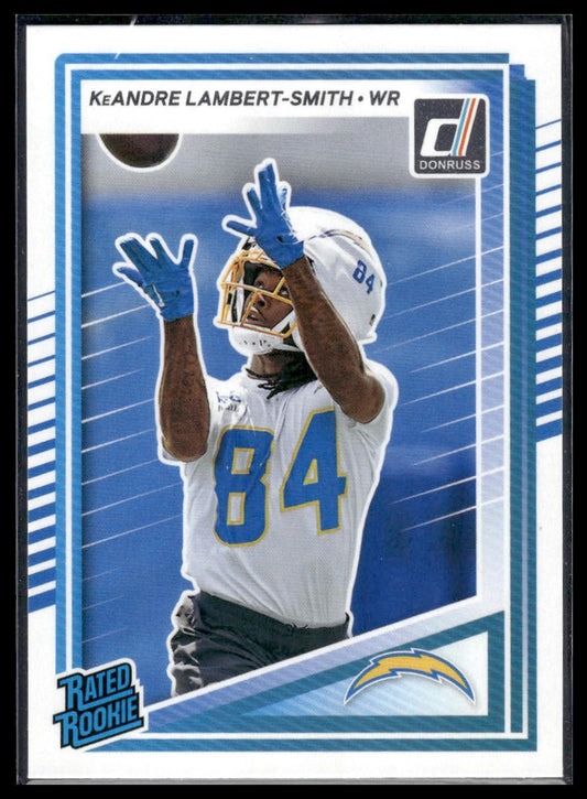 KeAndre Lambert-Smith 2025 Donruss #367 Press Proofs Blue RC