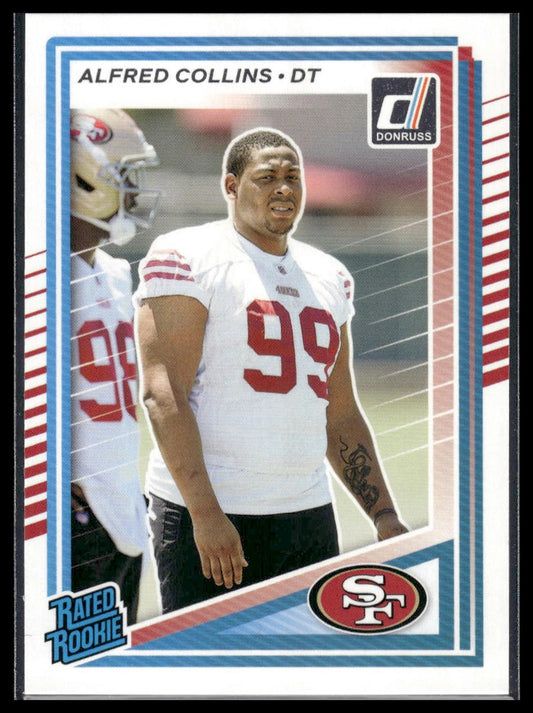 Alfred Collins 2025 Donruss #355 Optic Rated Rookies Preview Pink RC