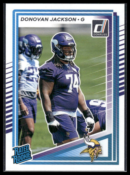 Donovan Jackson 2025 Donruss #381 Press Proofs Green RC