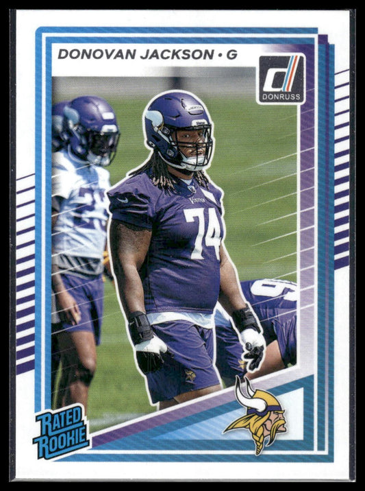 Donovan Jackson 2025 Donruss #381 Press Proofs Green RC