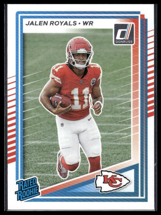 Jalen Royals 2025 Donruss #321 Press Proofs Purple RC