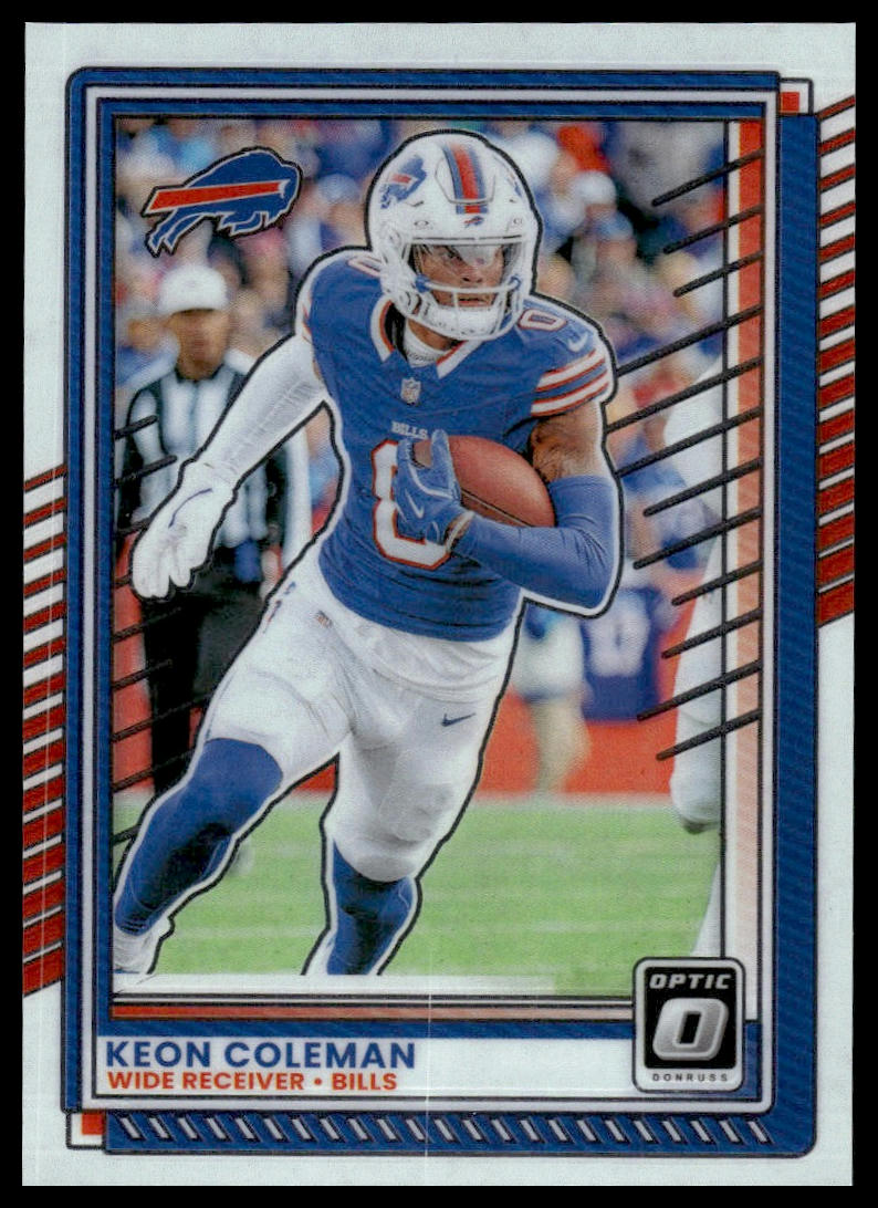 Keon Coleman 2025 Donruss Optic #32 Holo