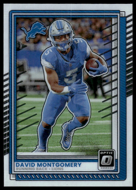David Montgomery 2025 Donruss Optic #117 Team Logo
