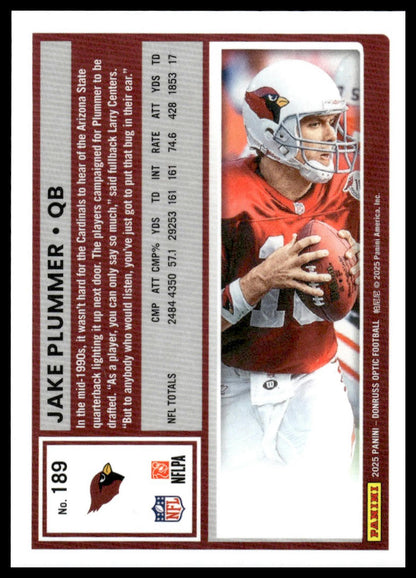 Jake Plummer 2025 Donruss Optic #189 Team Logo