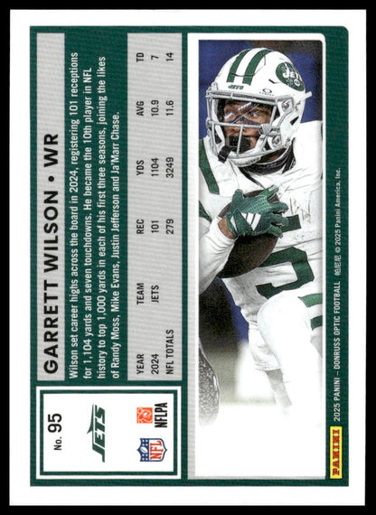 Garrett Wilson 2025 Donruss Optic #95 Flex