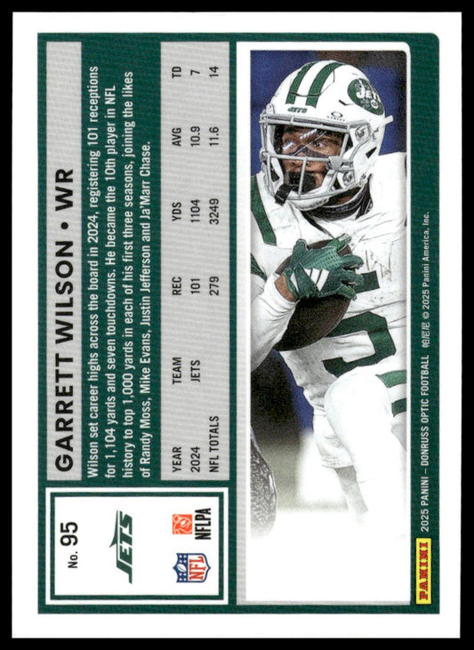 Garrett Wilson 2025 Donruss Optic #95 Flex