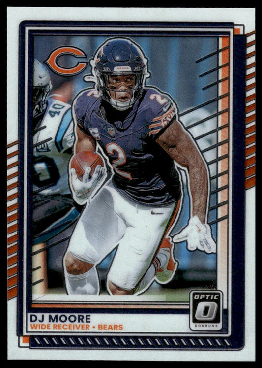 DJ Moore 2025 Donruss Optic #114 Holo