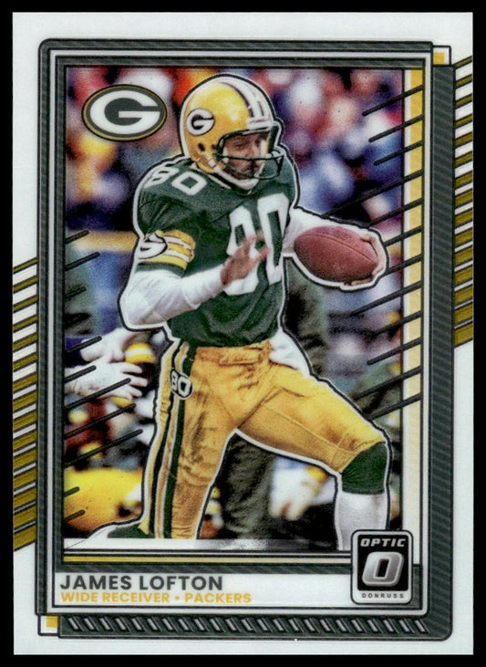 James Lofton 2025 Donruss Optic #56 Orange