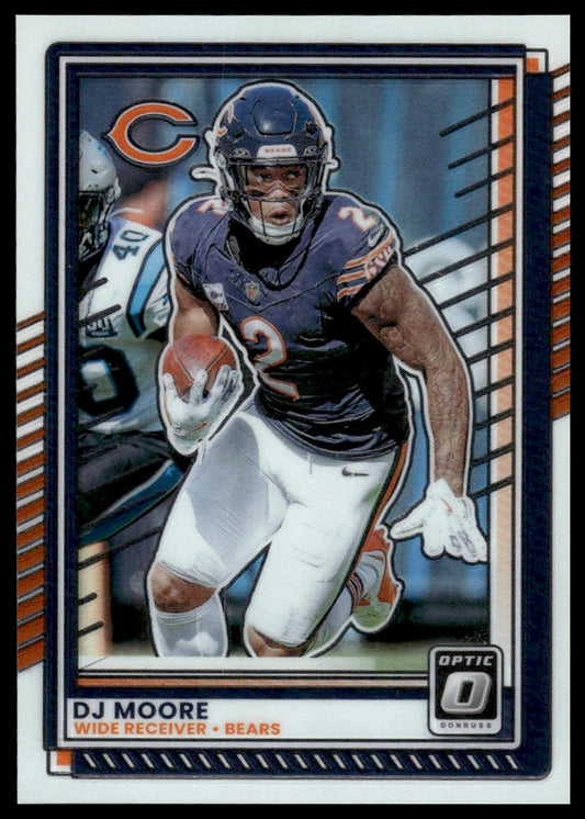 DJ Moore 2025 Donruss Optic #114 Holo