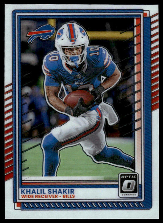 Khalil Shakir 2025 Donruss Optic #44 Pink Velocity