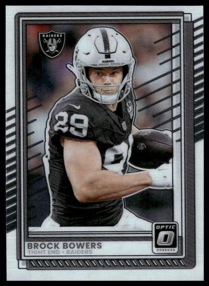Brock Bowers 2025 Donruss Optic #3 Fire