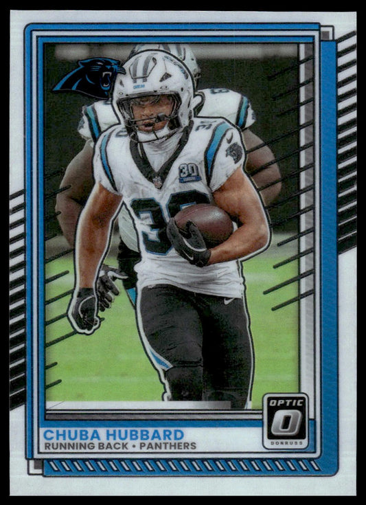 Chuba Hubbard 2025 Donruss Optic #62 Stars