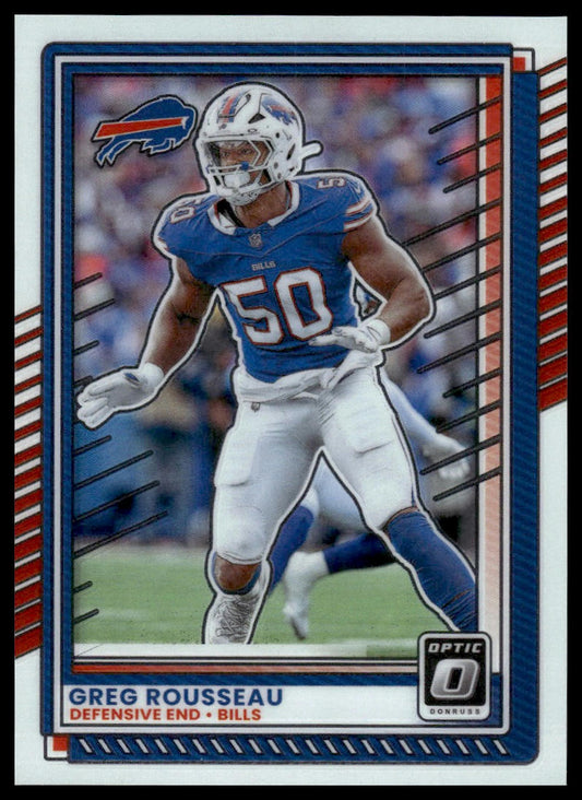Greg Rousseau 2025 Donruss Optic #88 Holo