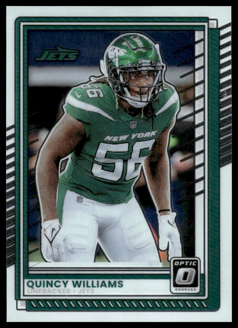 Quincy Williams 2025 Donruss Optic #116 Pink Velocity