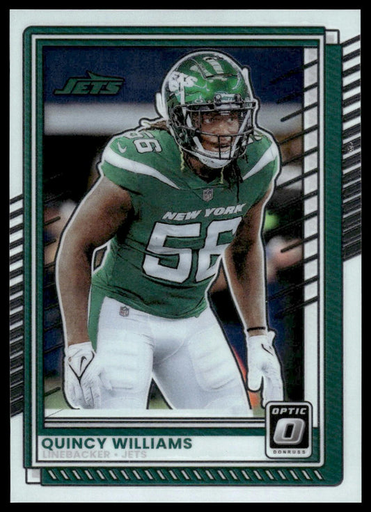 Quincy Williams 2025 Donruss Optic #116 Pink Velocity