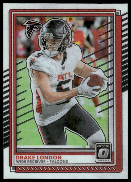 Drake London 2025 Donruss Optic #153 Aqua