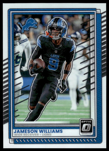 Jameson Williams 2025 Donruss Optic #10 Holo