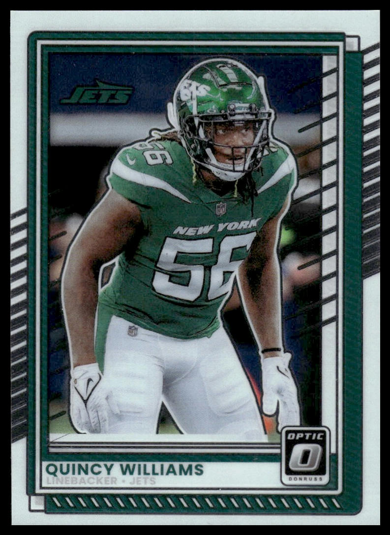Quincy Williams 2025 Donruss Optic #116 Pink Velocity