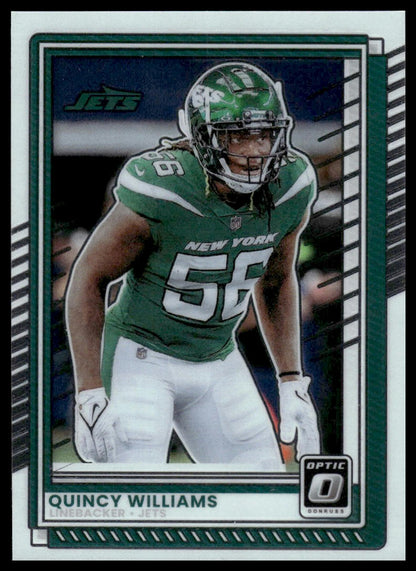Quincy Williams 2025 Donruss Optic #116 Pink Velocity