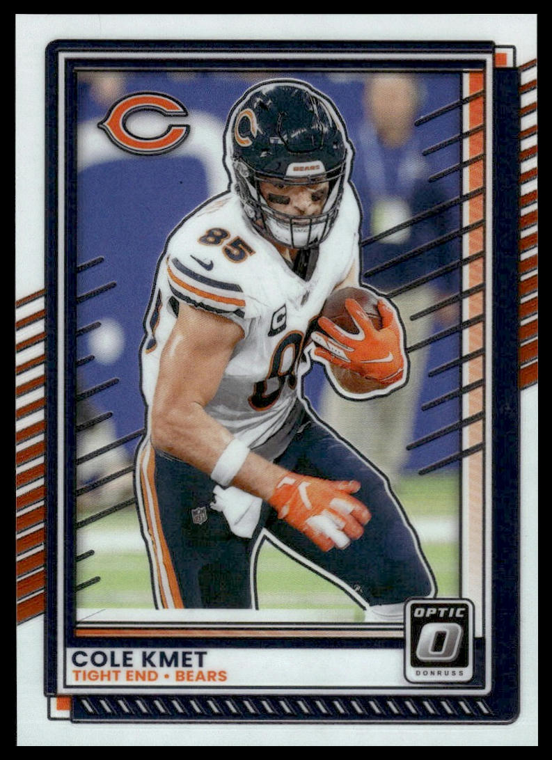Cole Kmet 2025 Donruss Optic #71 Holo