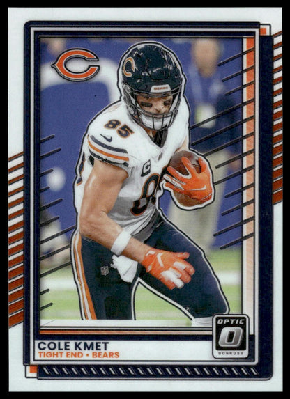 Cole Kmet 2025 Donruss Optic #71 Holo
