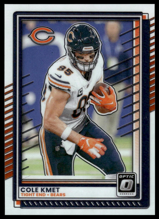Cole Kmet 2025 Donruss Optic #71 Holo