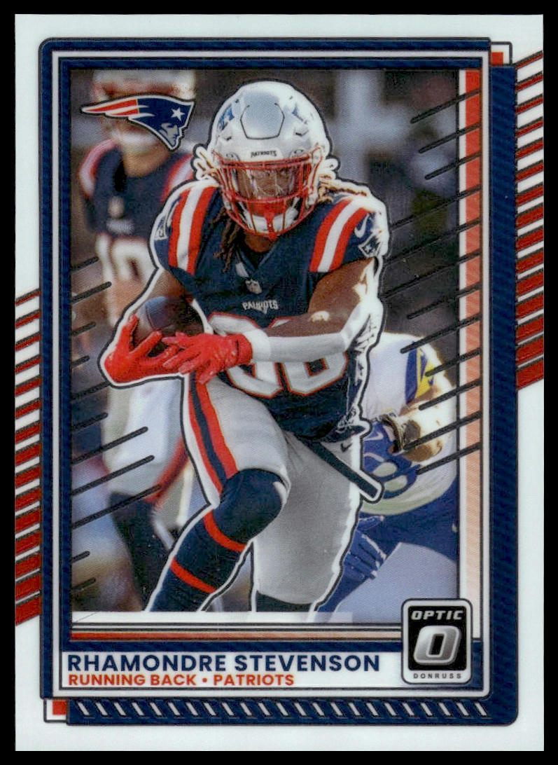 Rhamondre Stevenson 2025 Donruss Optic #51 Flex