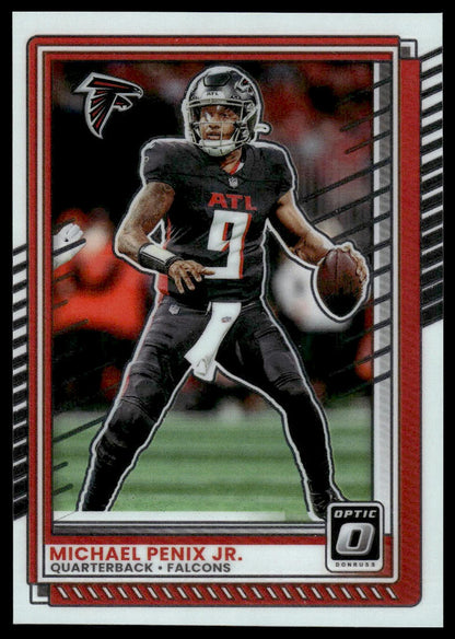 Michael Penix Jr. 2025 Donruss Optic #134 Holo
