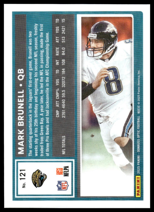 Mark Brunell 2025 Donruss Optic #121 Fire