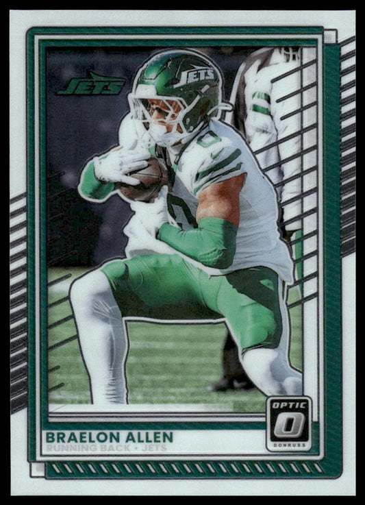 Braelon Allen 2025 Donruss Optic #175 Electricity