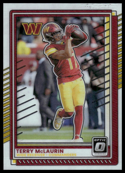 Terry McLaurin 2025 Donruss Optic #107 Team Logo