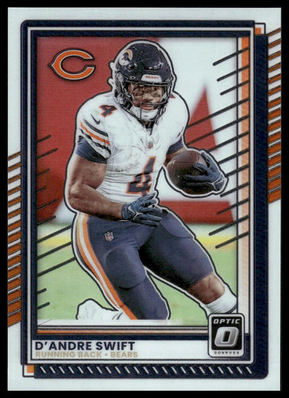 D'Andre Swift 2025 Donruss Optic #154 Holo