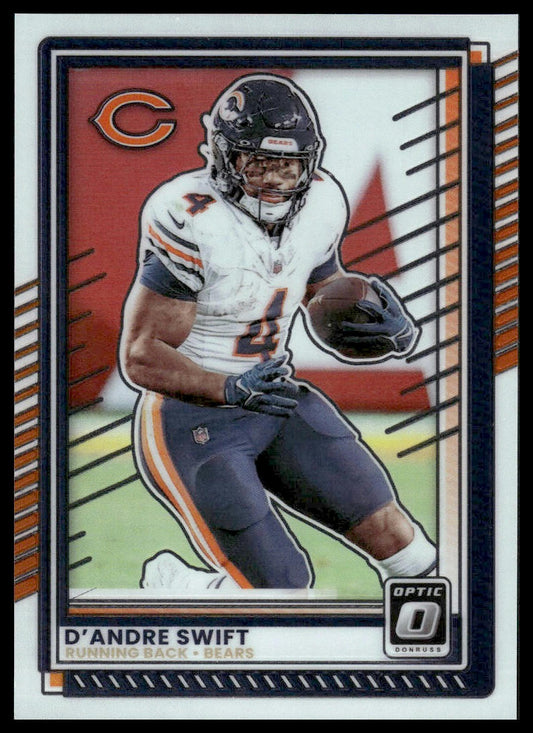 D'Andre Swift 2025 Donruss Optic #154 Holo