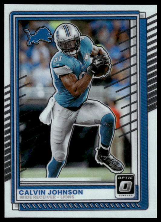 Calvin Johnson 2025 Donruss Optic #19 Team Logo