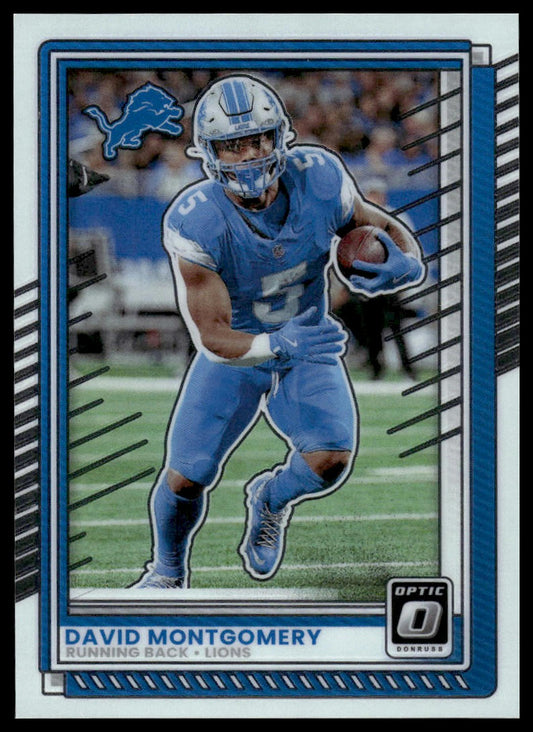 David Montgomery 2025 Donruss Optic #117 Team Logo