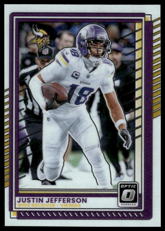 Justin Jefferson 2025 Donruss Optic #164 Holo