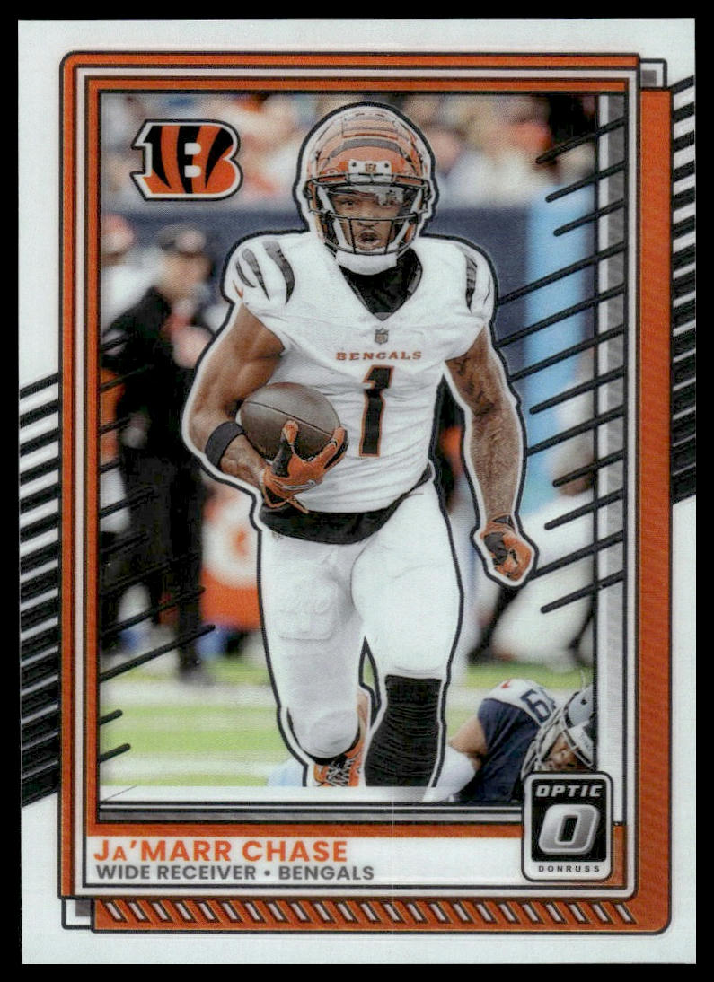 Ja'Marr Chase 2025 Donruss Optic #2 Team Logo