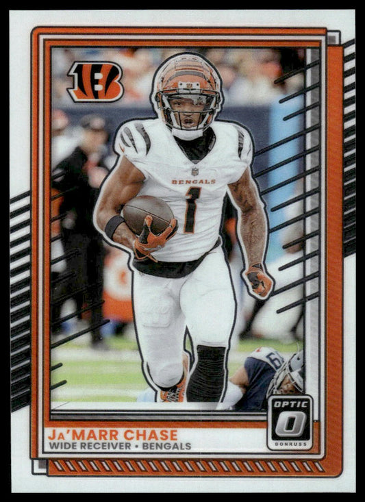 Ja'Marr Chase 2025 Donruss Optic #2 Team Logo