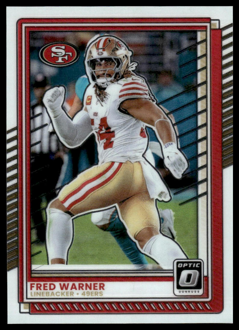 Fred Warner 2025 Donruss Optic #99 Pink Velocity