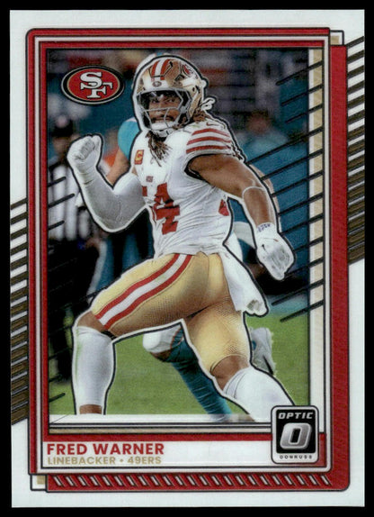 Fred Warner 2025 Donruss Optic #99 Pink Velocity