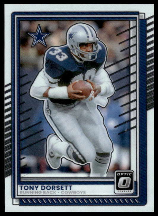 Tony Dorsett 2025 Donruss Optic #58 Purple