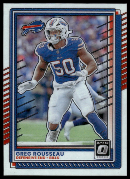 Greg Rousseau 2025 Donruss Optic #88 Holo