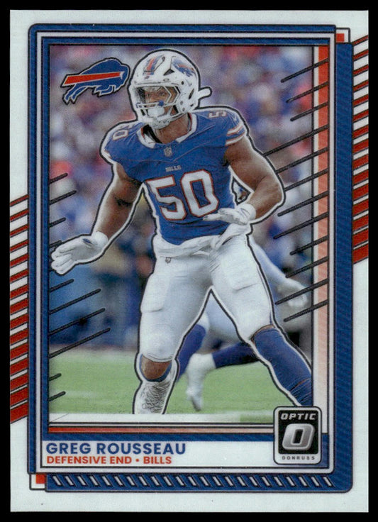 Greg Rousseau 2025 Donruss Optic #88 Holo