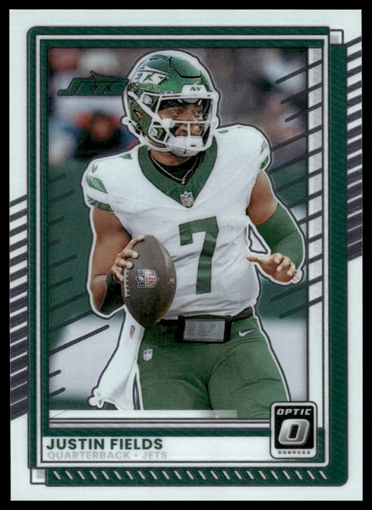 Justin Fields 2025 Donruss Optic #167 Red