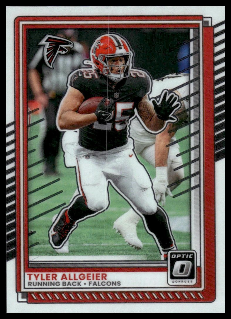 Tyler Allgeier 2025 Donruss Optic #33 Holo